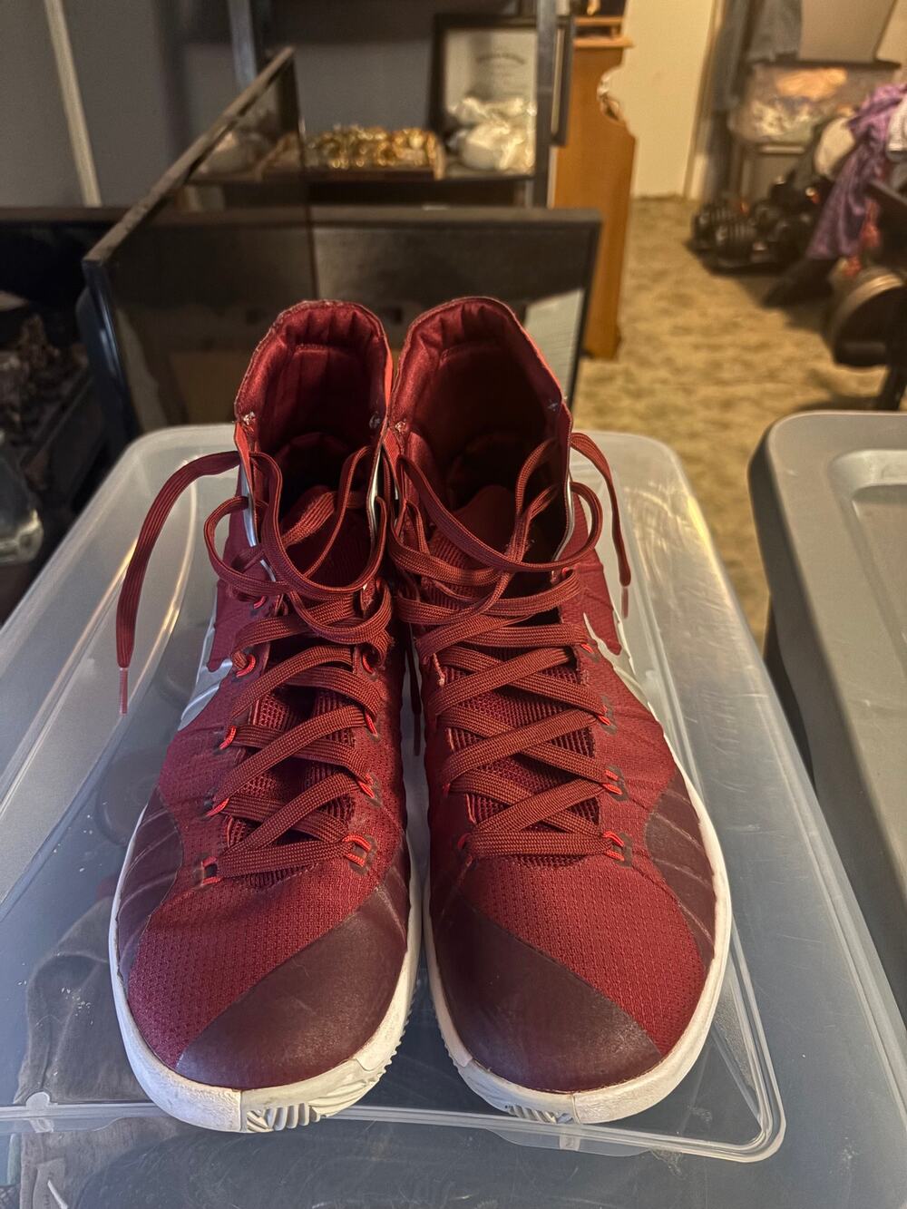 Nike Hyperdunk 2016 Team Red Basketball Shoes Men’s Size 10 Read